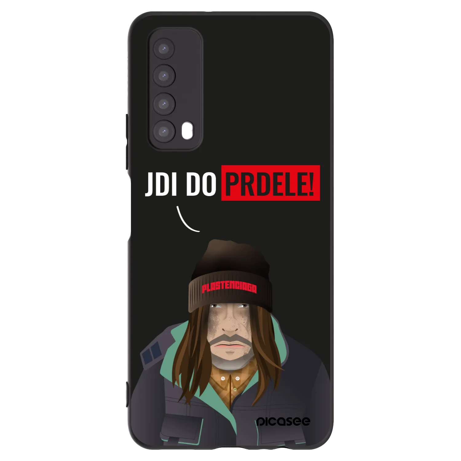 Picasee Huawei P Smart 2021 Hülle - Schwarzes Silikon - Bezďák