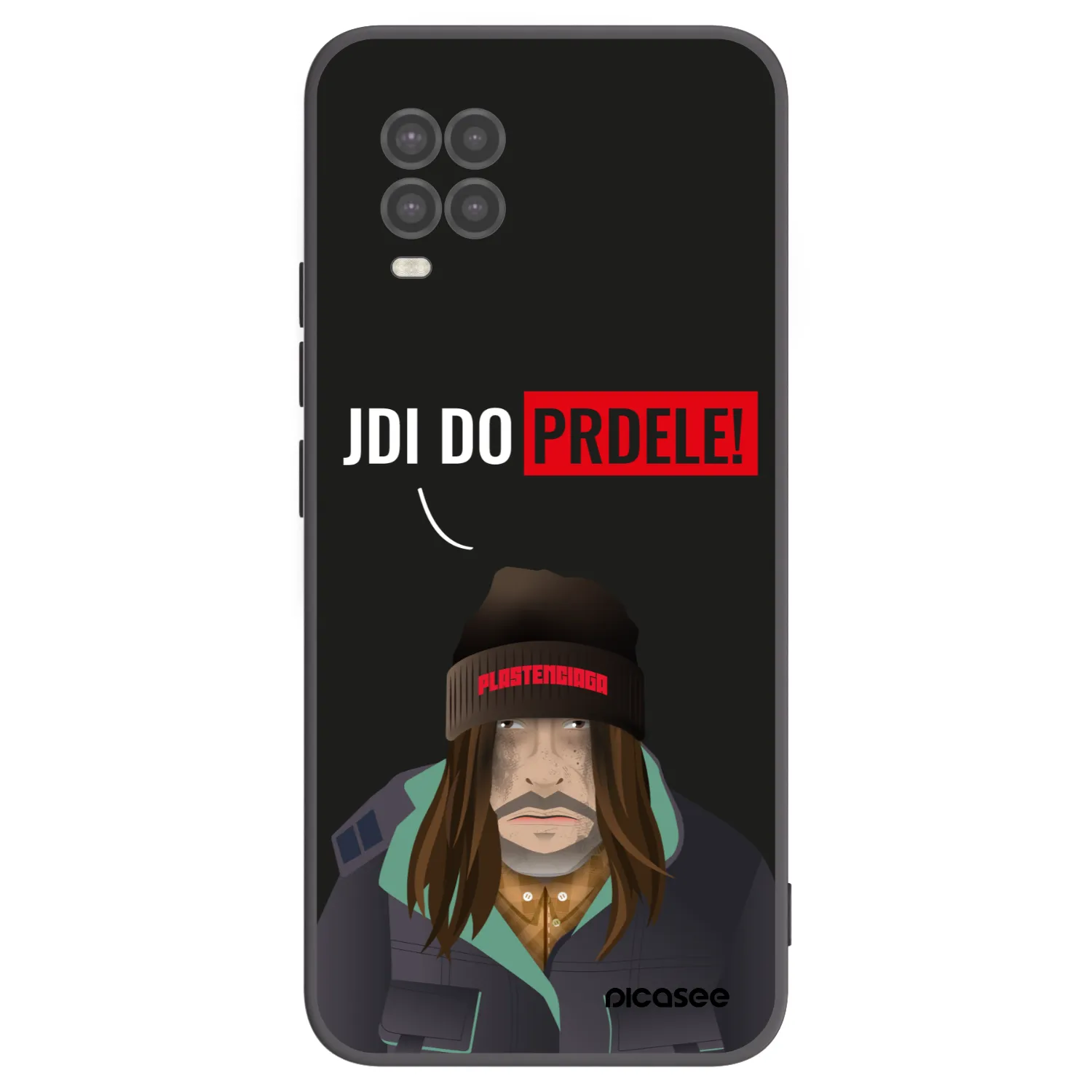 Picasee Xiaomi Mi 10 Lite Hülle - Schwarzes Silikon - Bezďák