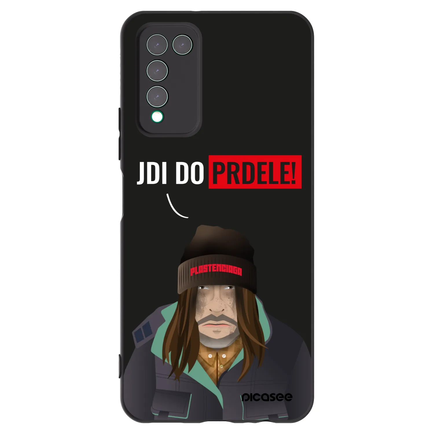 Picasee Honor 10X Lite Hülle - Schwarzes Silikon - Bezďák