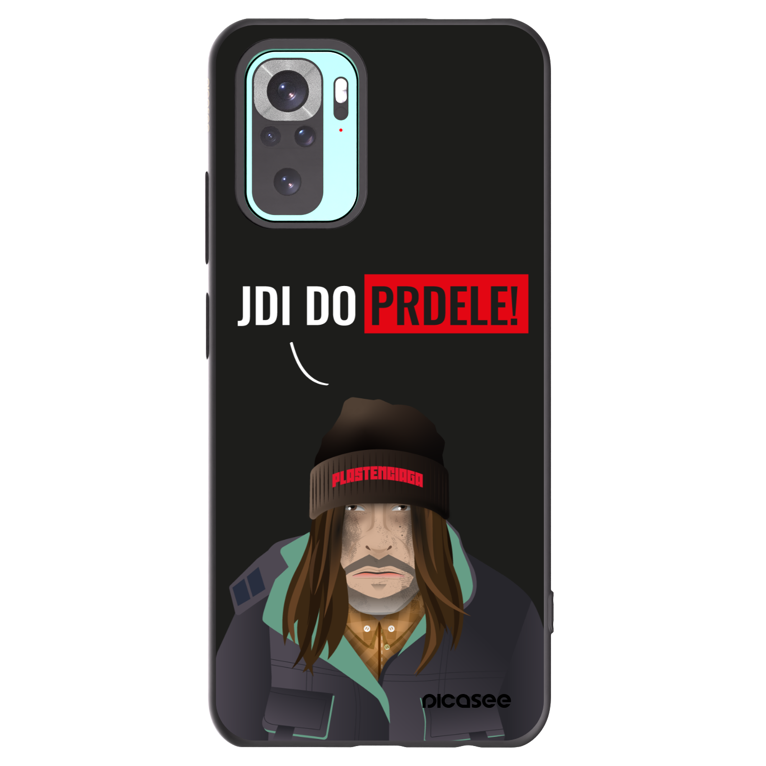 Picasee Xiaomi Redmi Note 10 Pro Hülle - Schwarzes Silikon - Bezďák