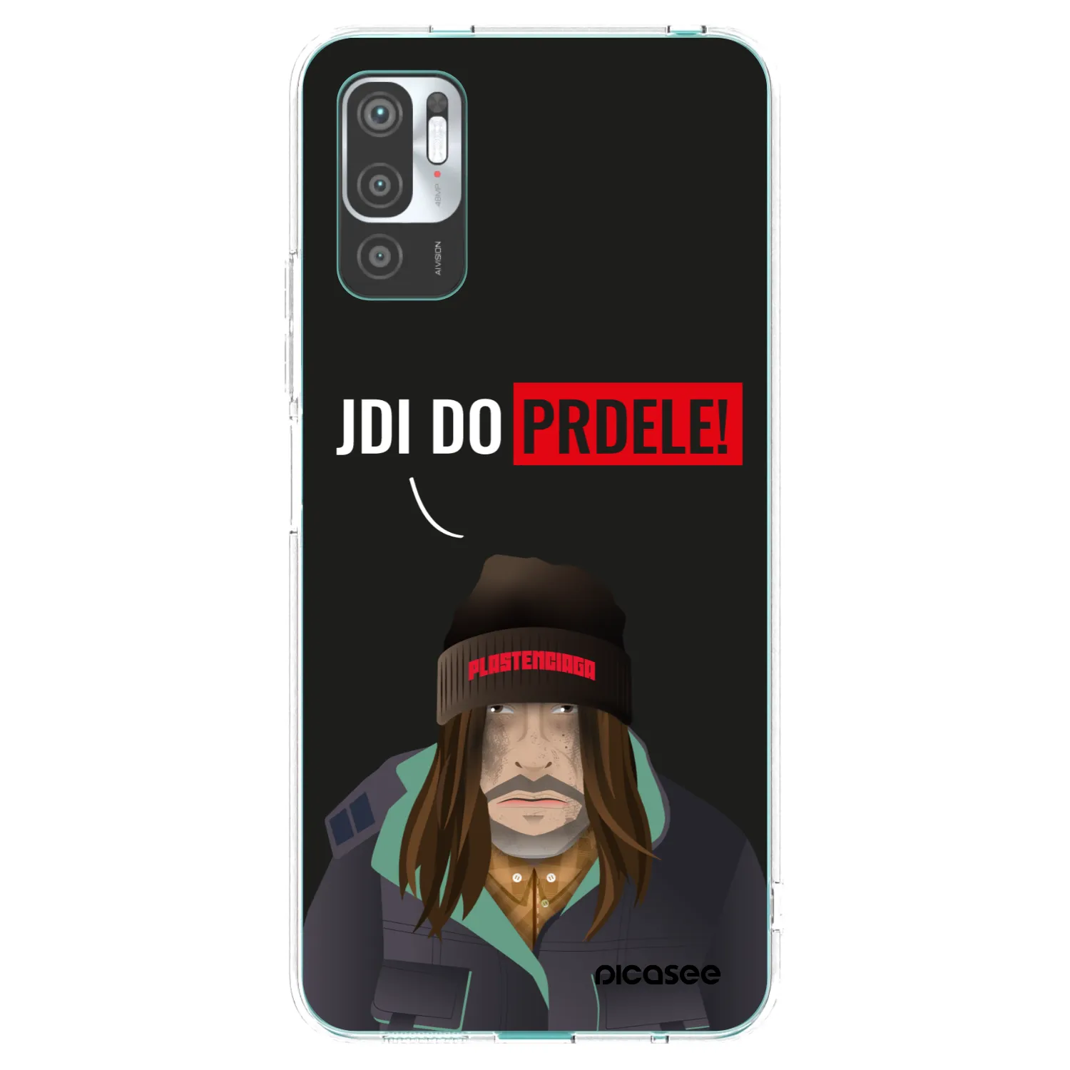 Picasee Xiaomi Redmi Note 10 5G Hülle - Transparentes Silikon - Bezďák