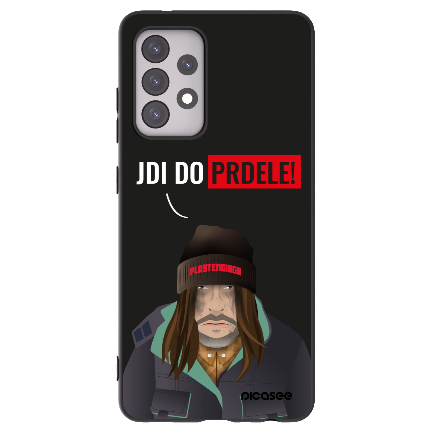 Picasee Samsung Galaxy A52s 5G A528B Hülle - Schwarzes Silikon - Bezďák