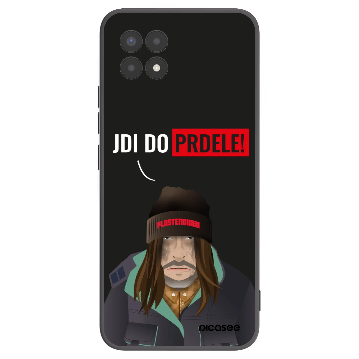 Picasee Realme 8i Hülle - Schwarzes Silikon - Bezďák