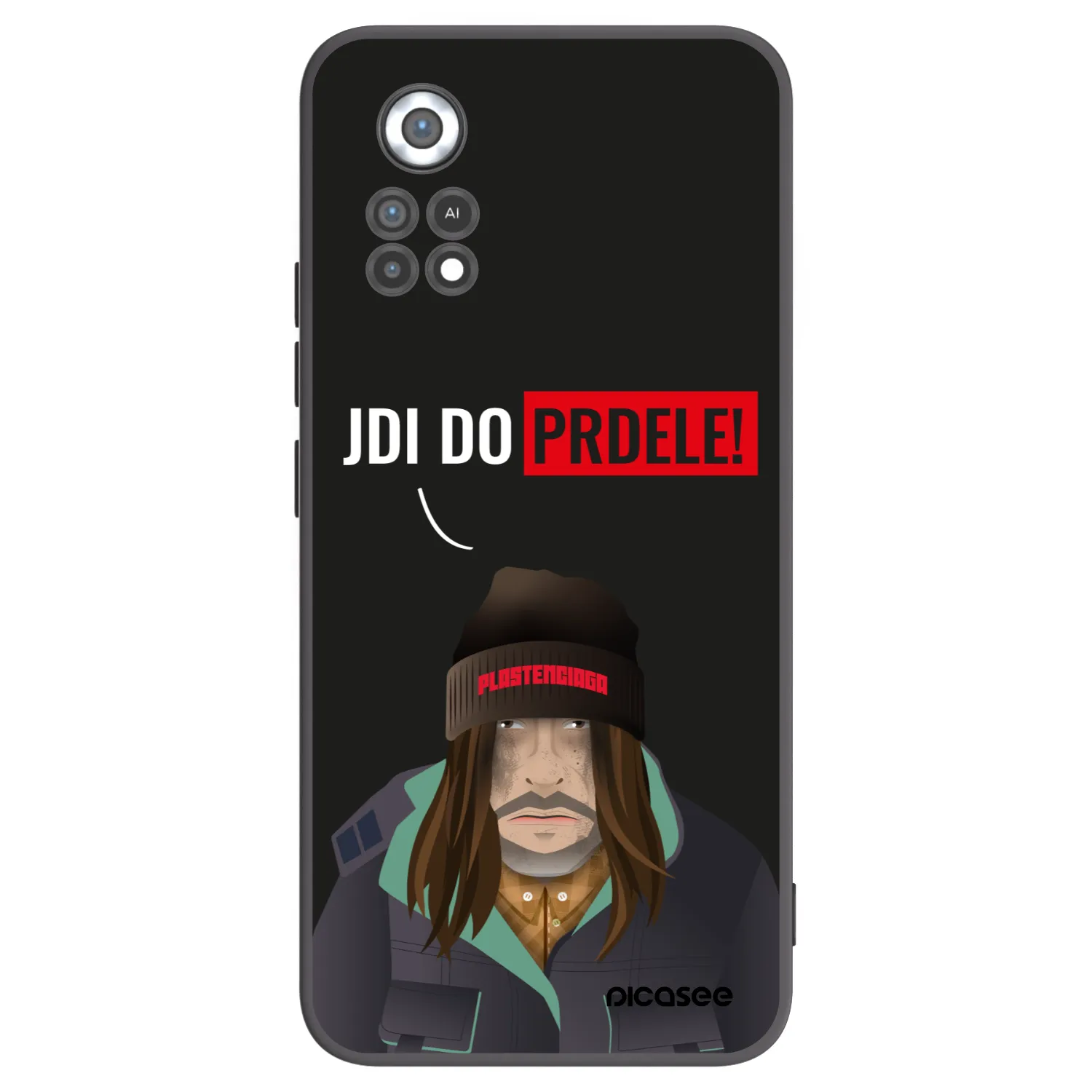 Picasee Xiaomi Poco X4 Pro 5G Hülle - Schwarzes Silikon - Bezďák