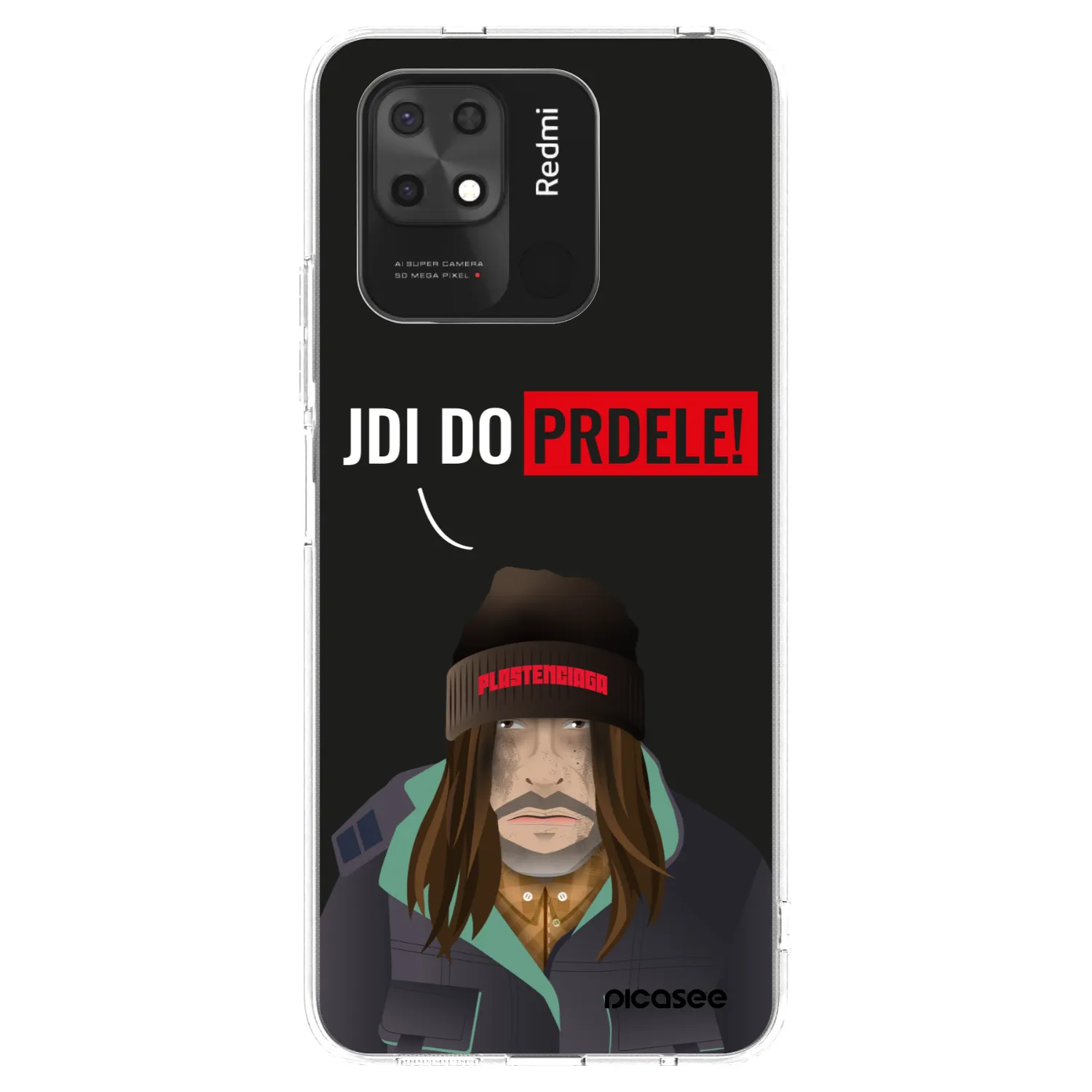Picasee Xiaomi Redmi 10C Hülle - Transparentes Silikon - Bezďák