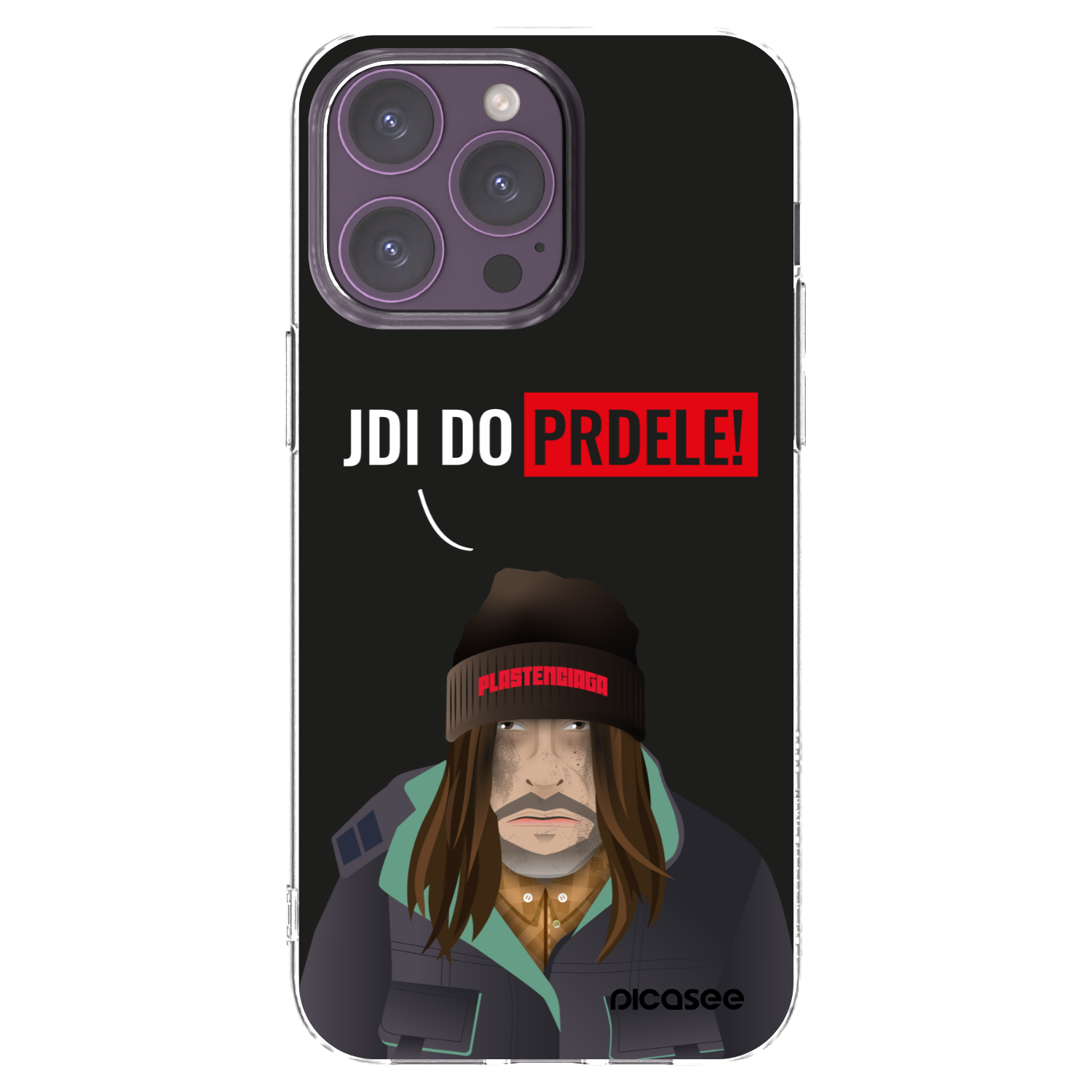 Picasee Apple iPhone 14 Pro Max Hülle - Transparentes Silikon - Bezďák