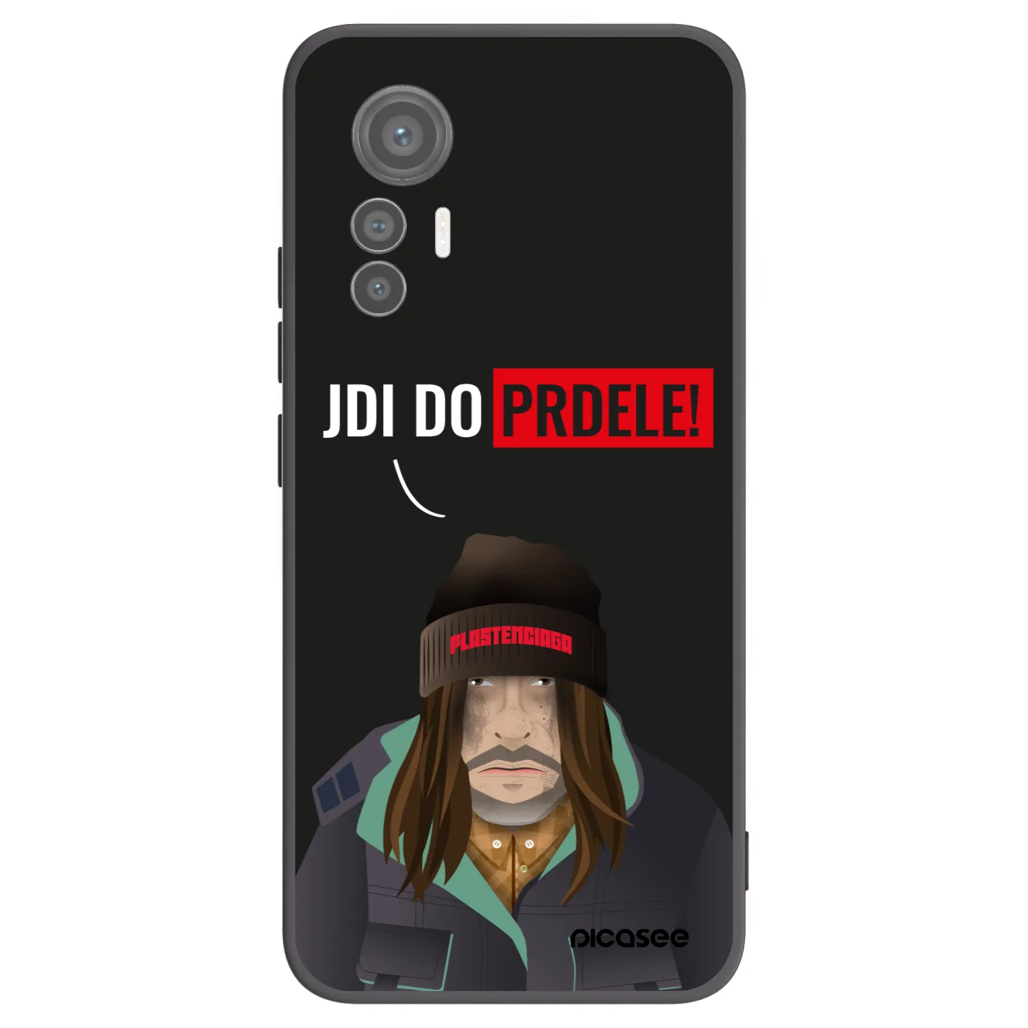 Picasee Xiaomi 12 Lite Hülle - Schwarzes Silikon - Bezďák