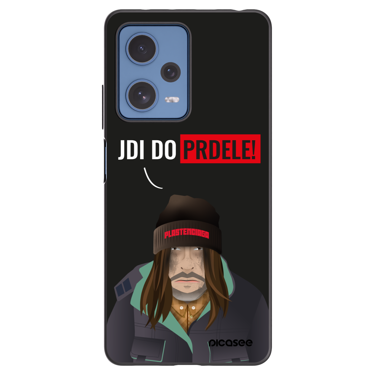 Picasee Xiaomi Redmi Note 12 Pro 5G Hülle - Schwarzes Silikon - Bezďák