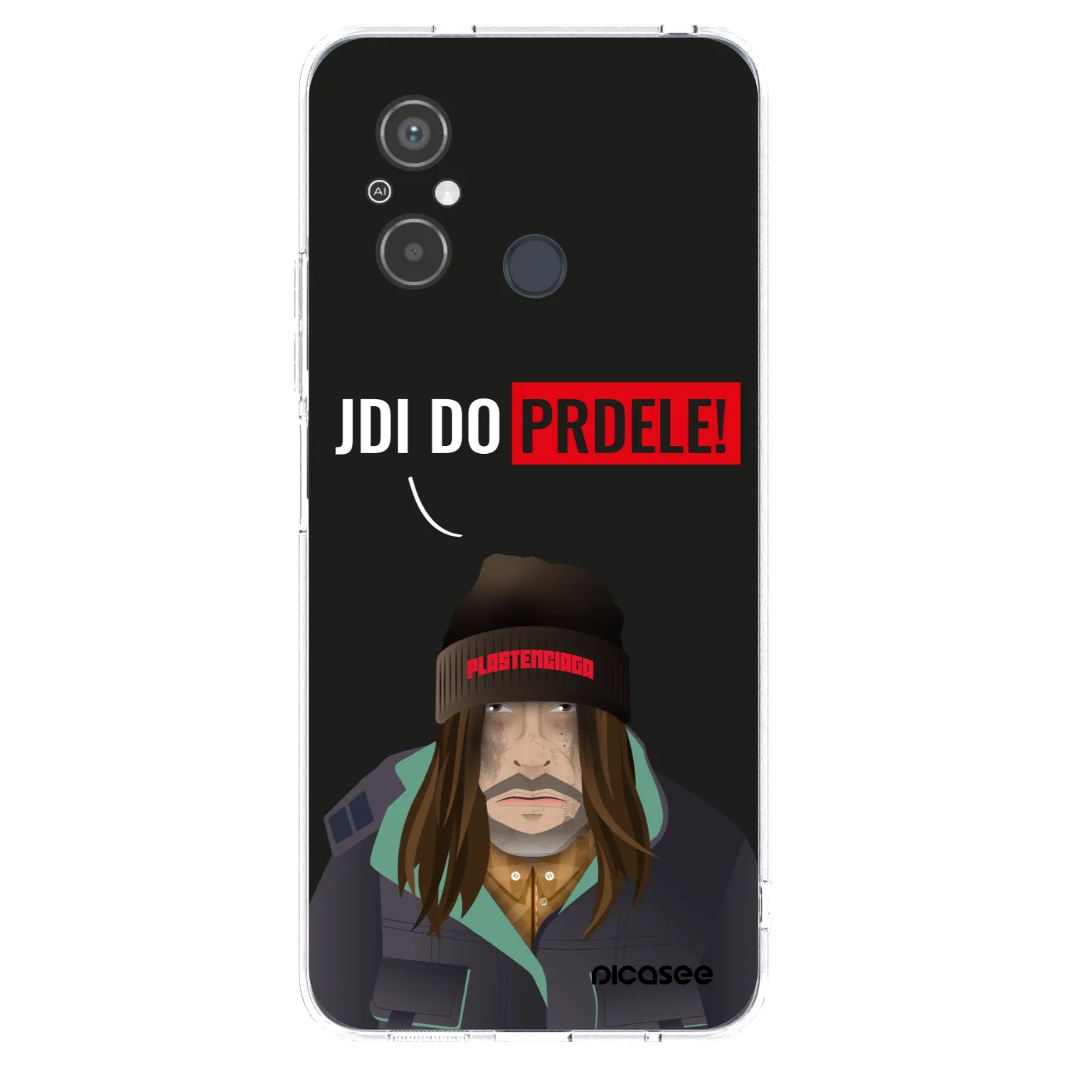 Picasee Xiaomi Redmi 12C Hülle - Transparentes Silikon - Bezďák