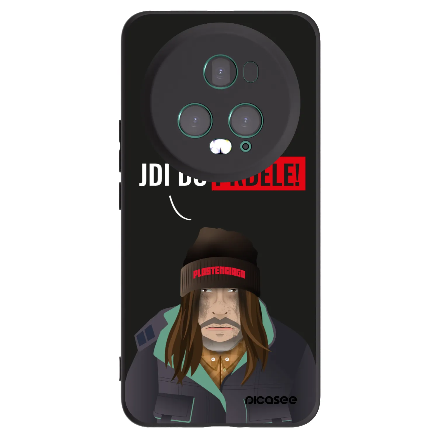 Picasee Honor Magic5 Pro Hülle - Schwarzes Silikon - Bezďák