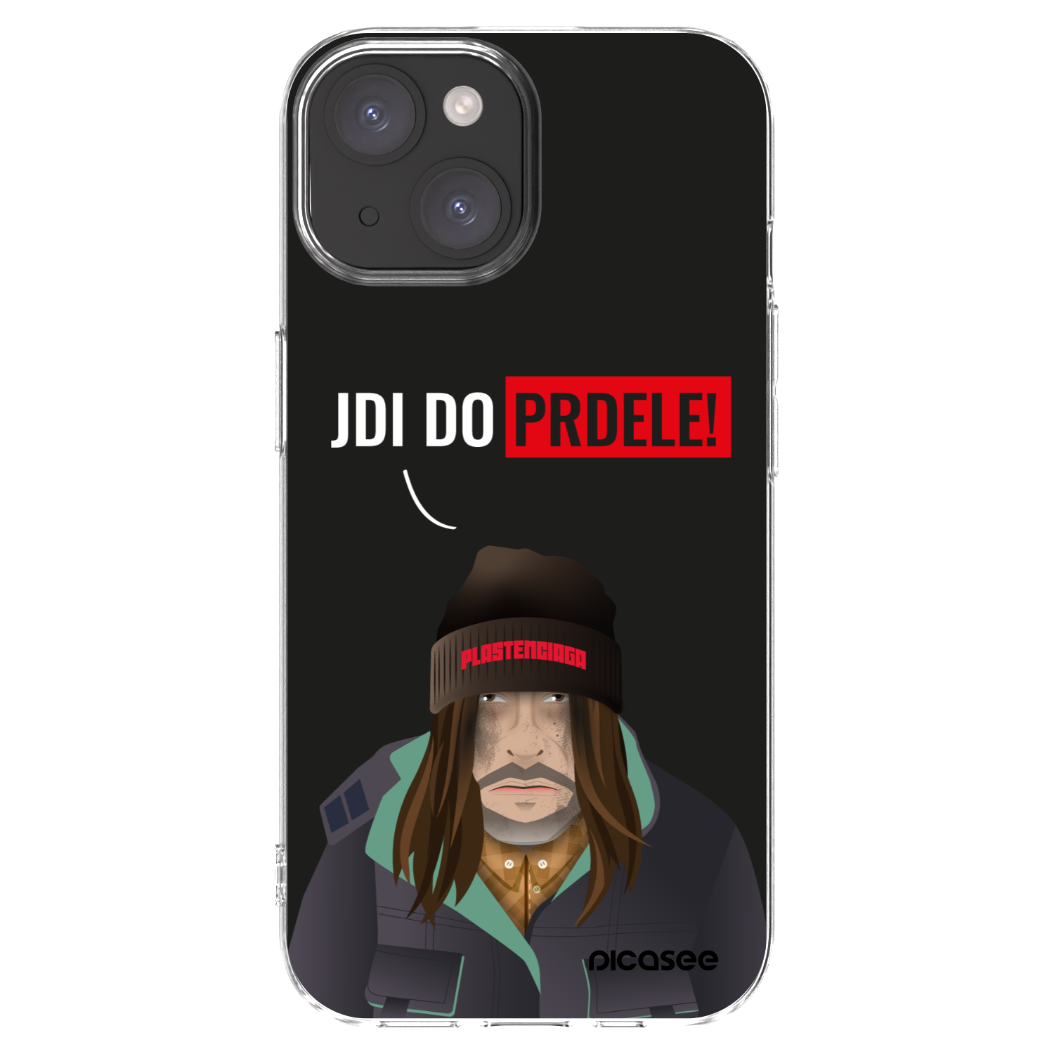 Picasee Apple iPhone 15 Hülle - Transparentes Silikon - Bezďák