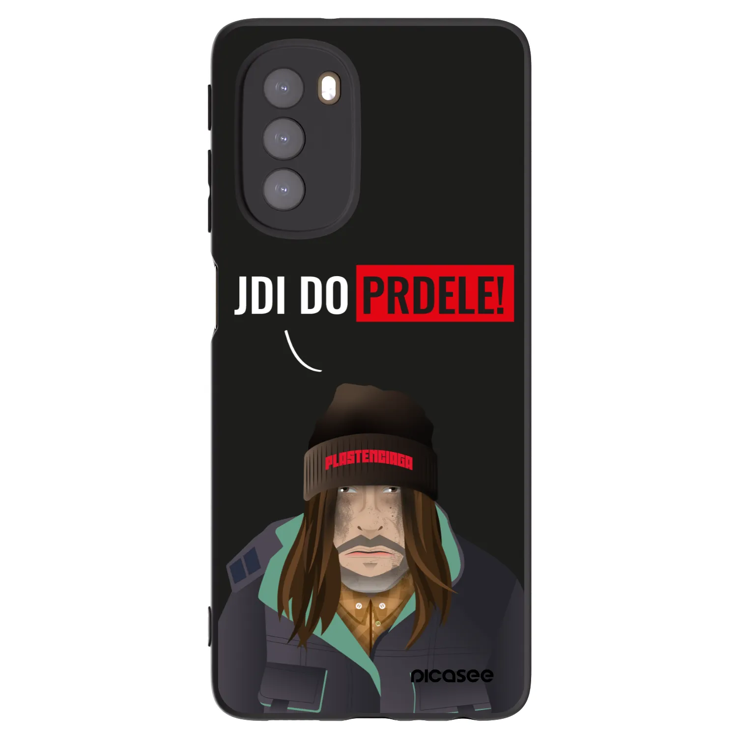 Picasee Motorola Moto G51 Hülle - Schwarzes Silikon - Bezďák