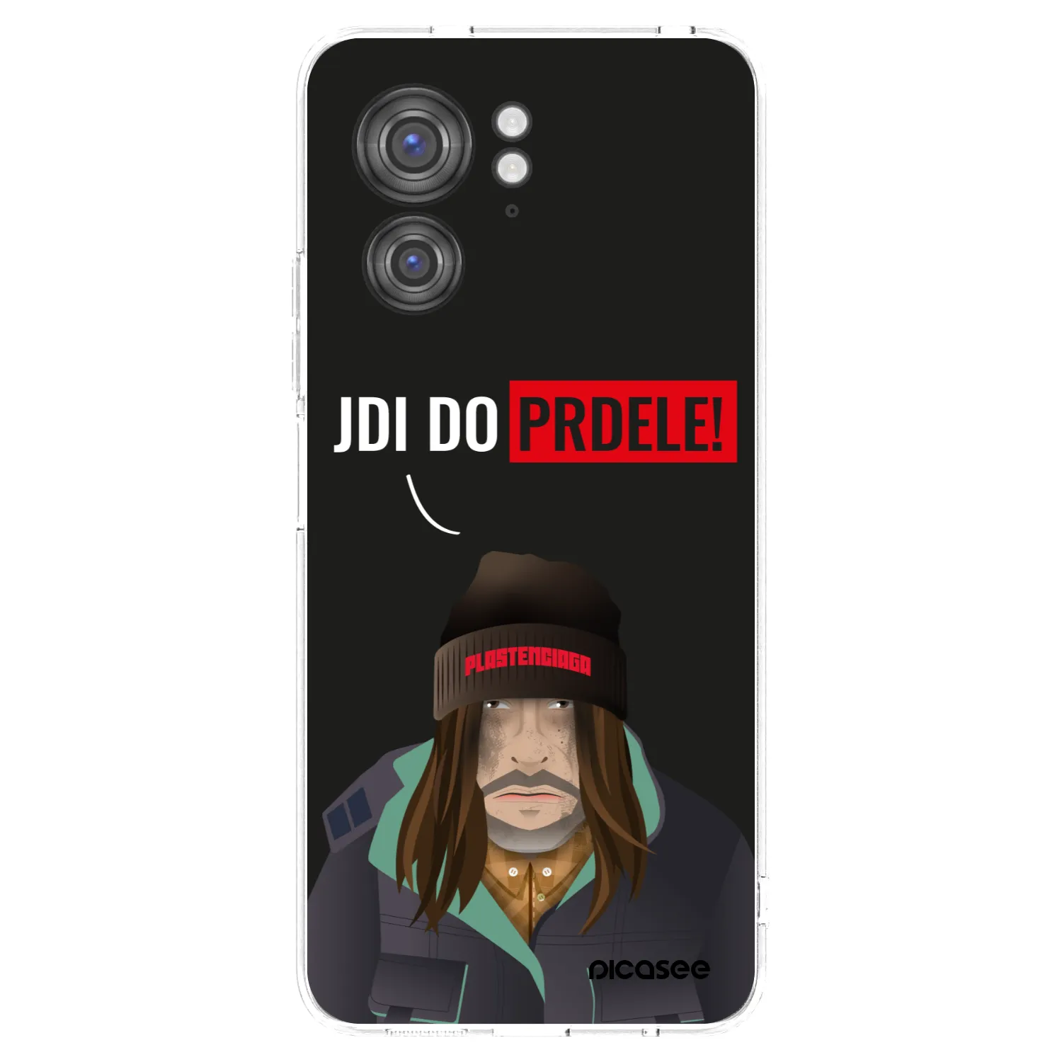 Picasee Motorola Edge 40 Hülle - Transparentes Silikon - Bezďák