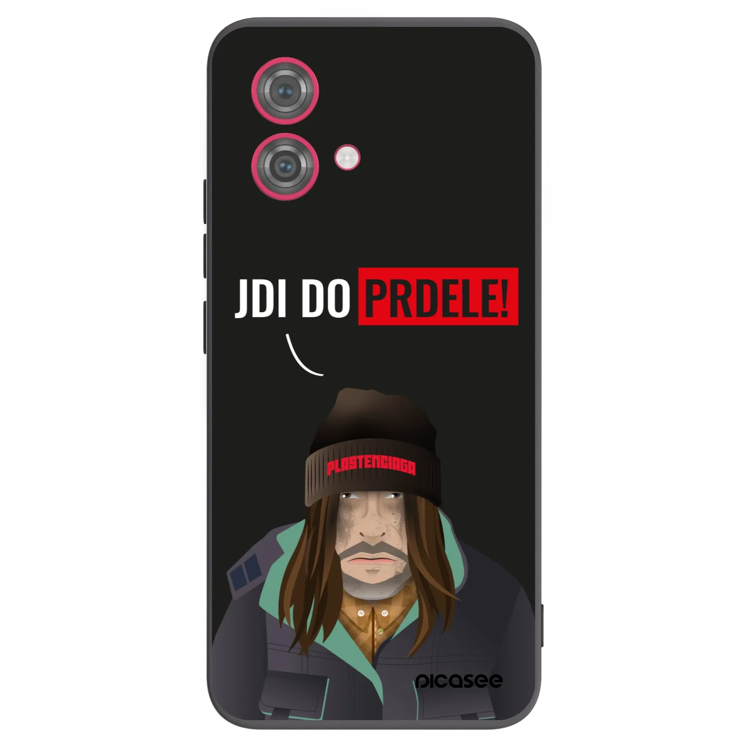 Picasee Motorola Moto G84 5G Hülle - Schwarzes Silikon - Bezďák