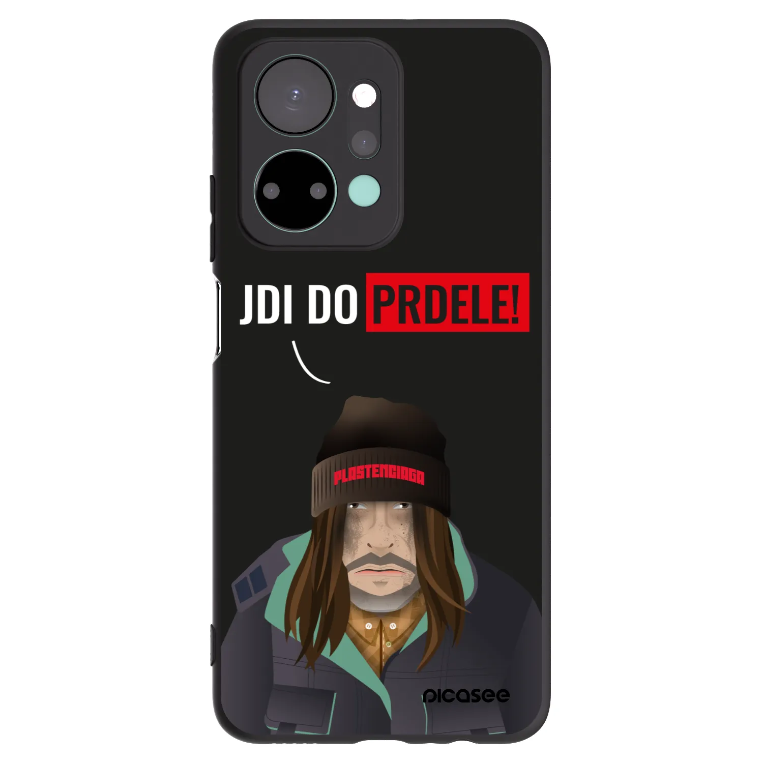 Picasee Honor X7a Hülle - Schwarzes Silikon - Bezďák