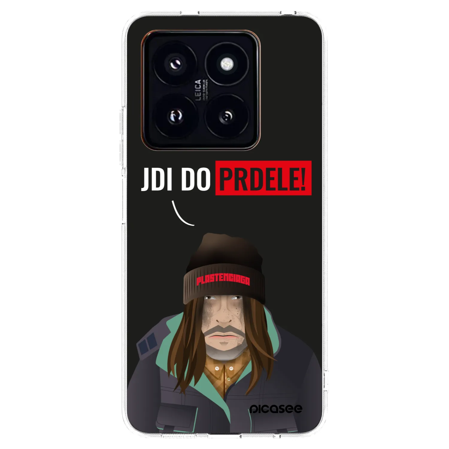 Picasee Xiaomi 14 Pro Hülle - Transparentes Silikon - Bezďák