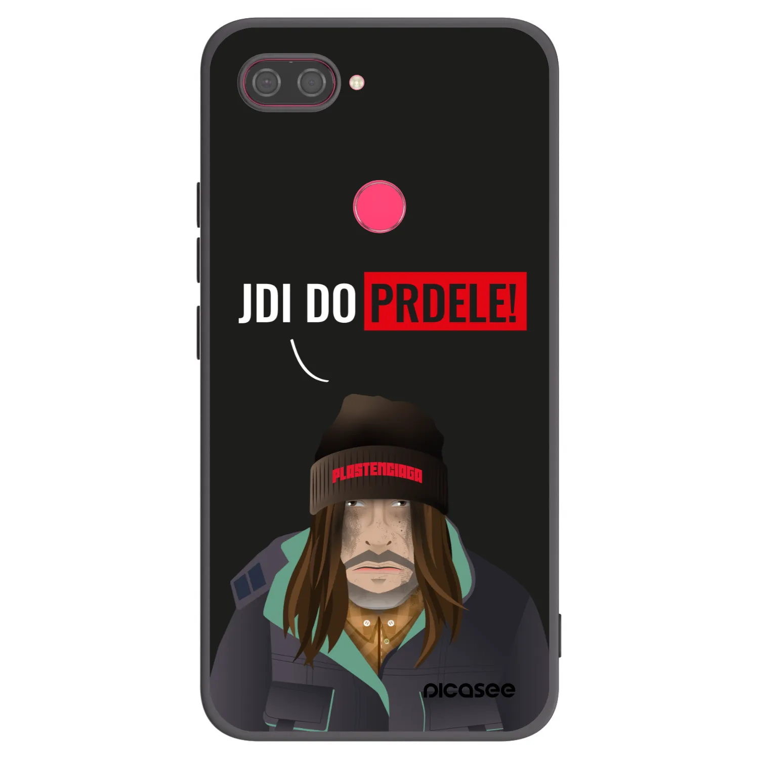 Picasee Xiaomi Mi 8 Lite Hülle - Schwarzes Silikon - Bezďák
