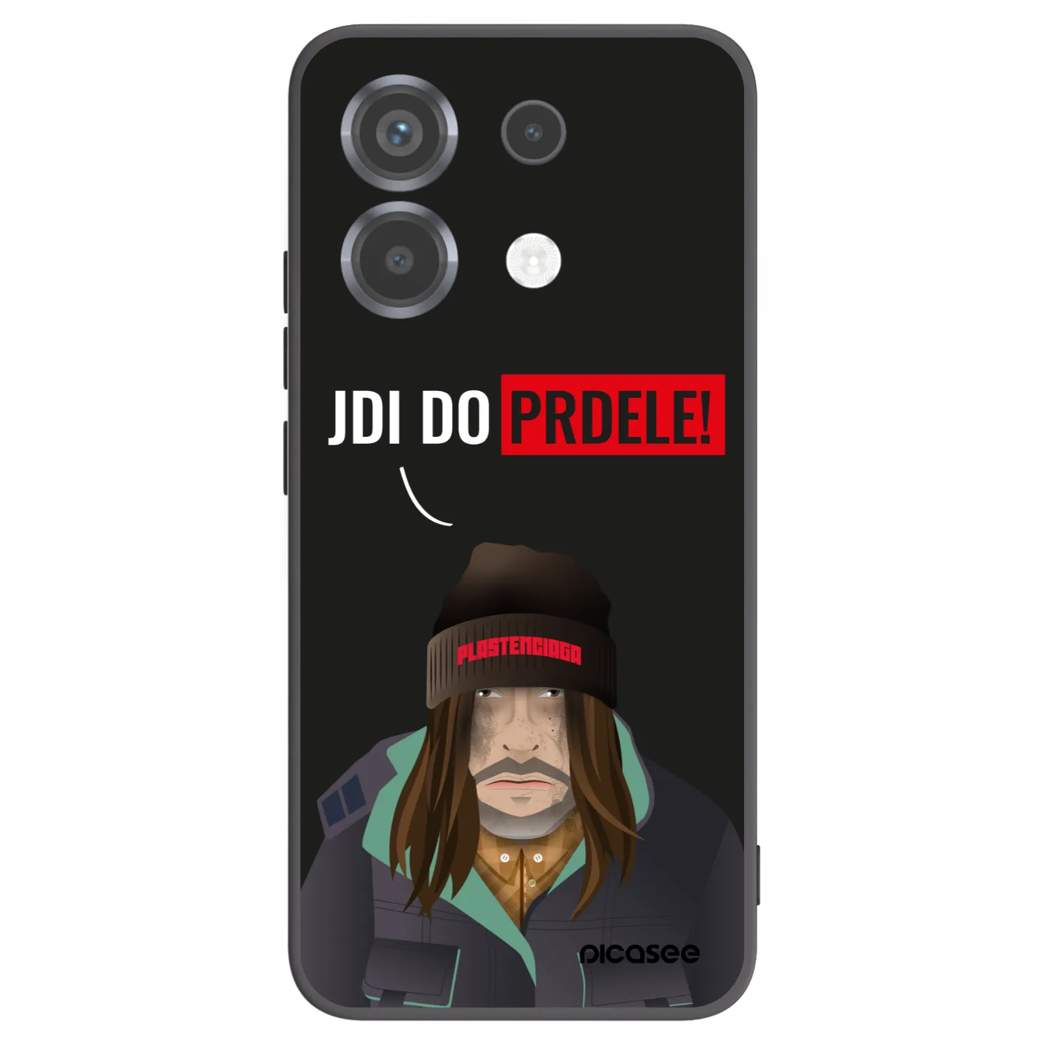 Picasee Xiaomi Poco X6 Hülle - Schwarzes Silikon - Bezďák