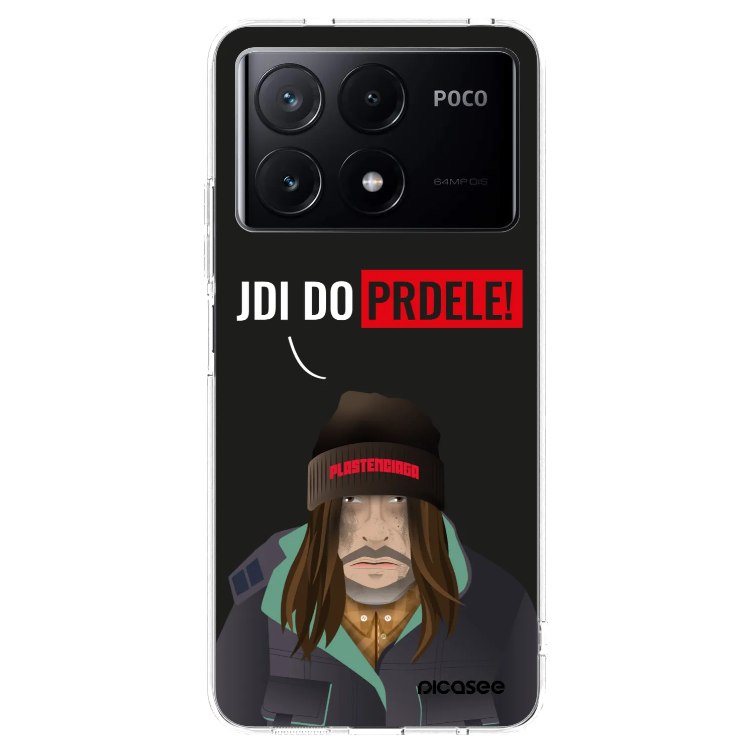 Picasee Xiaomi Poco X6 Pro Hülle - Transparentes Silikon - Bezďák