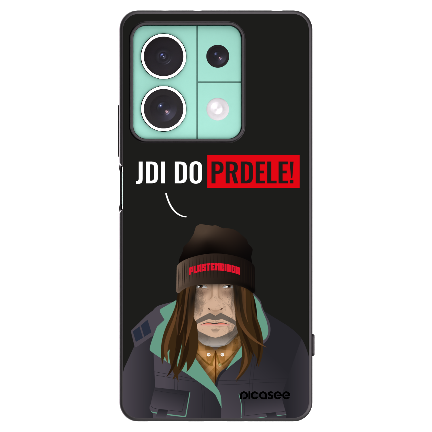 Picasee Xiaomi Redmi Note 13 5G Hülle - Schwarzes Silikon - Bezďák