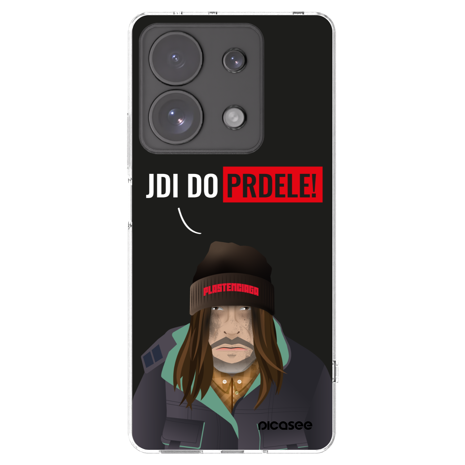 Picasee Xiaomi Redmi Note 13 Pro 4G Hülle - Transparentes Silikon - Bezďák