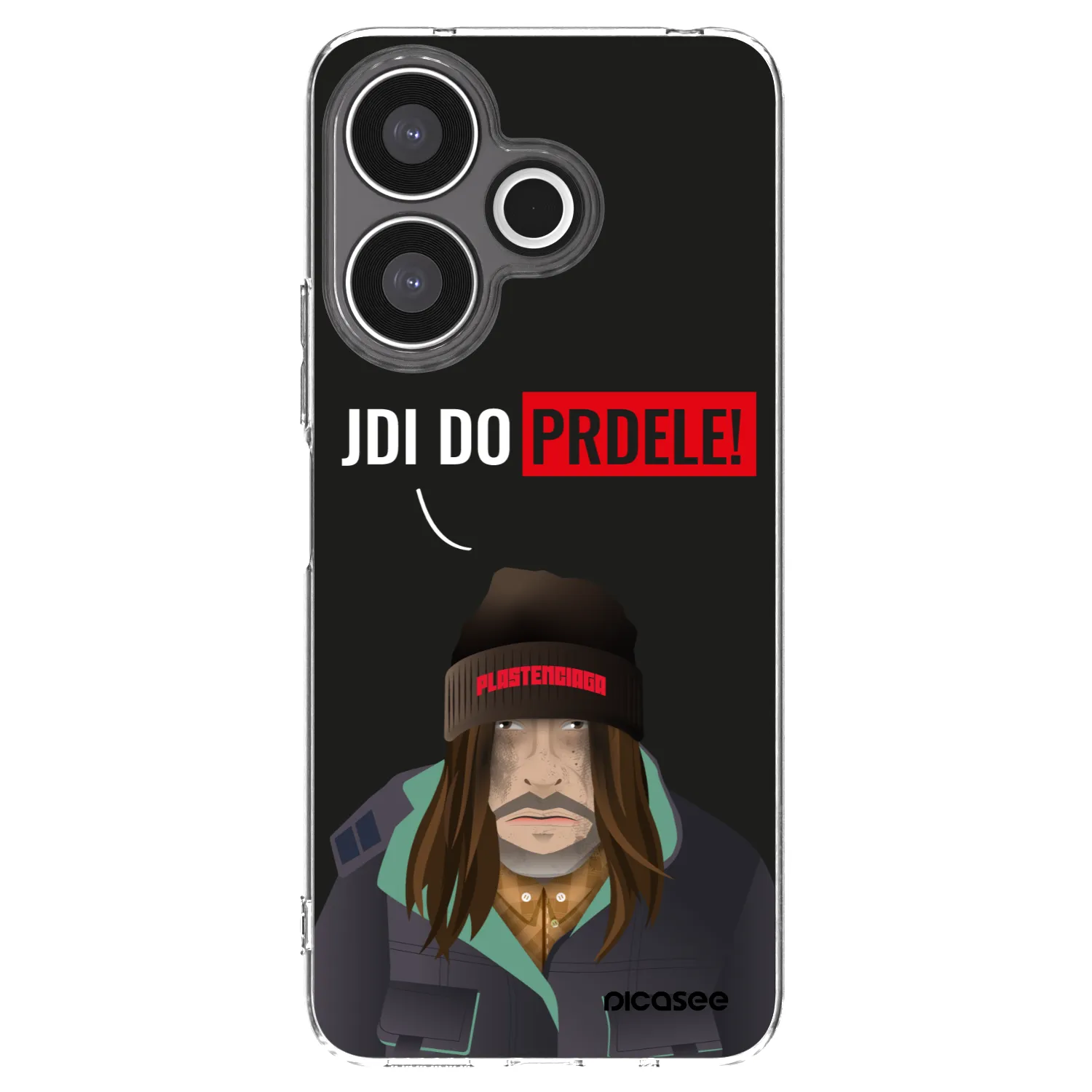 Picasee Xiaomi Redmi 13 4G Hülle - Transparentes Silikon - Bezďák