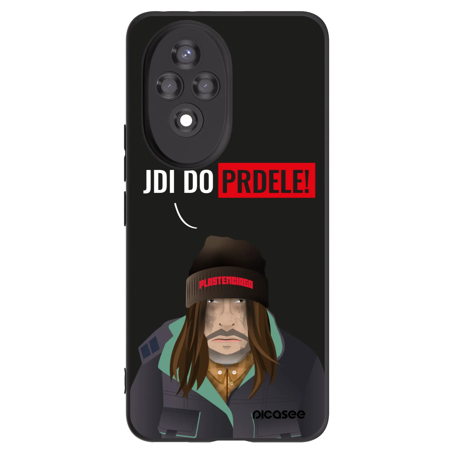 Picasee Honor 200 5G Hülle - Schwarzes Silikon - Bezďák