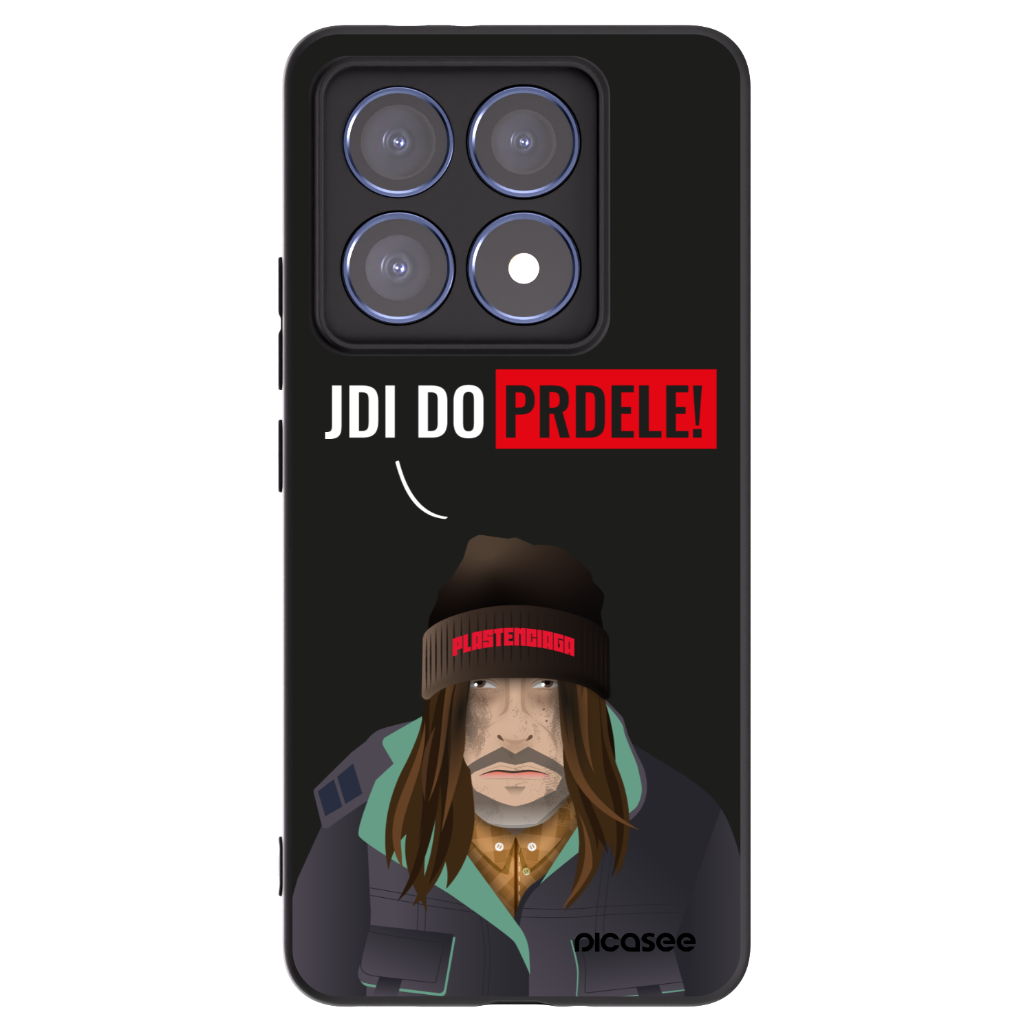 Picasee Xiaomi 14T Pro Hülle - Schwarzes Silikon - Bezďák