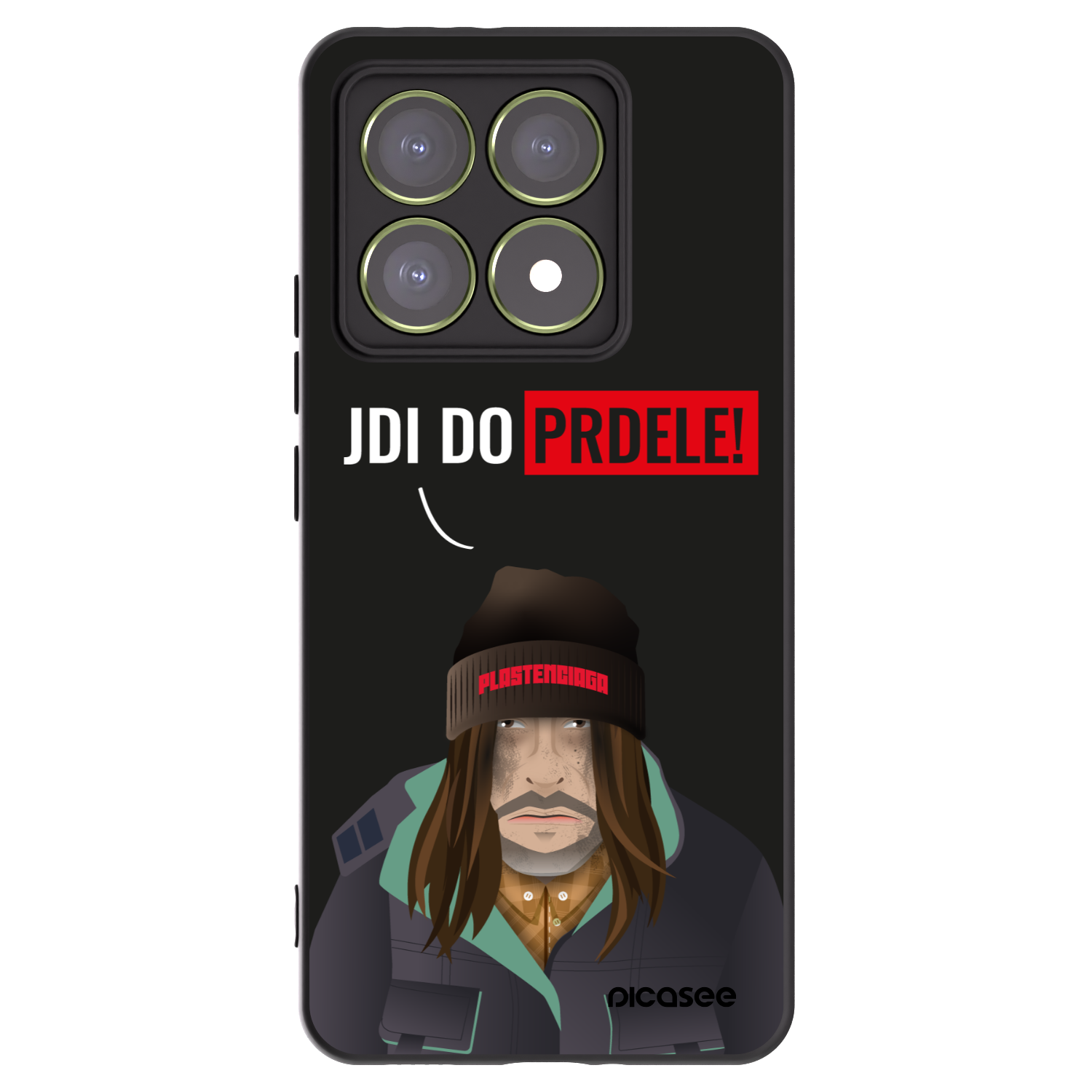 Picasee Xiaomi 14T Hülle - Schwarzes Silikon - Bezďák