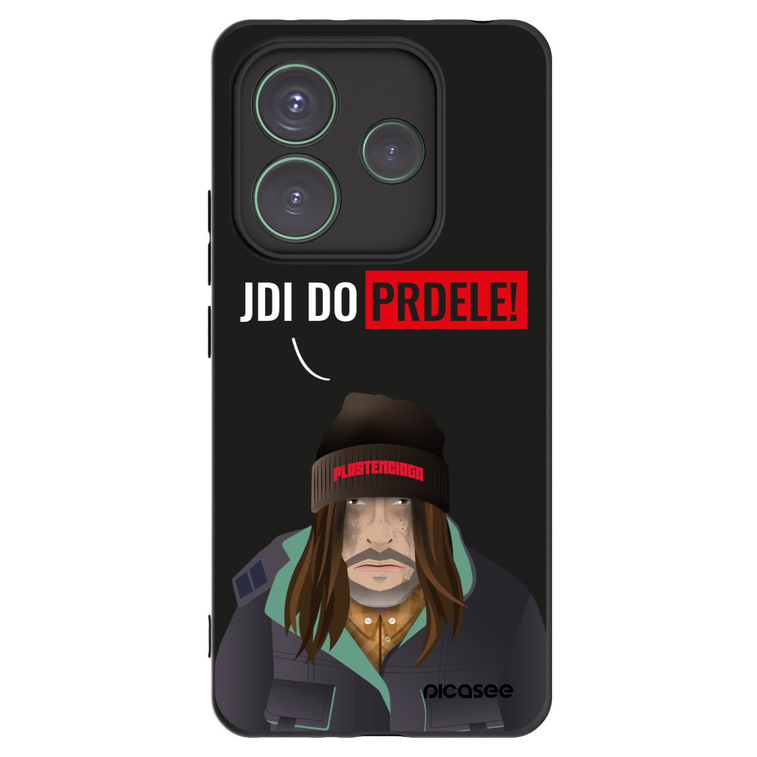 Picasee Xiaomi Redmi Note 14 5G Hülle - Schwarzes Silikon - Bezďák