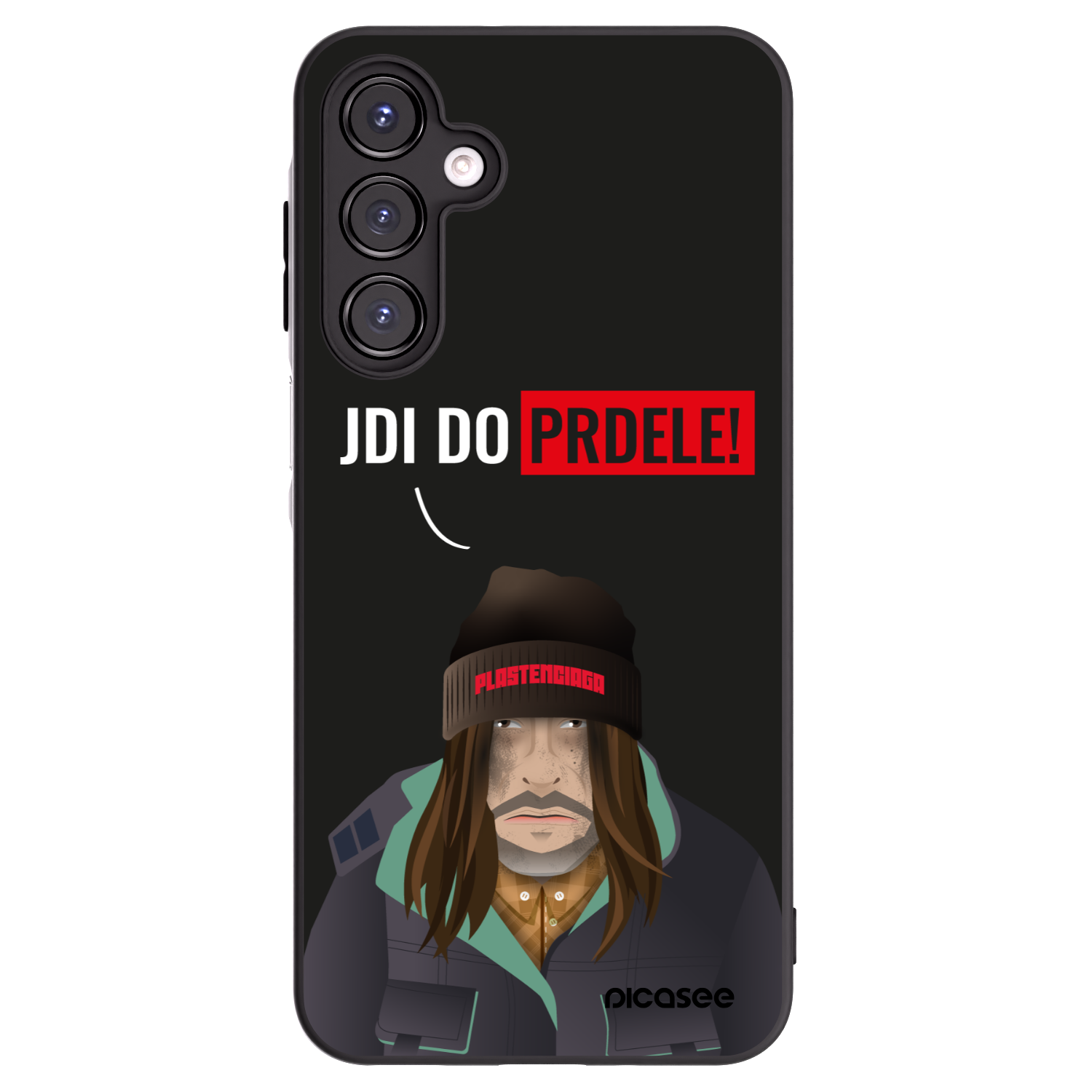 Picasee Samsung Galaxy A16 5G Hülle - Schwarzes Silikon - Bezďák