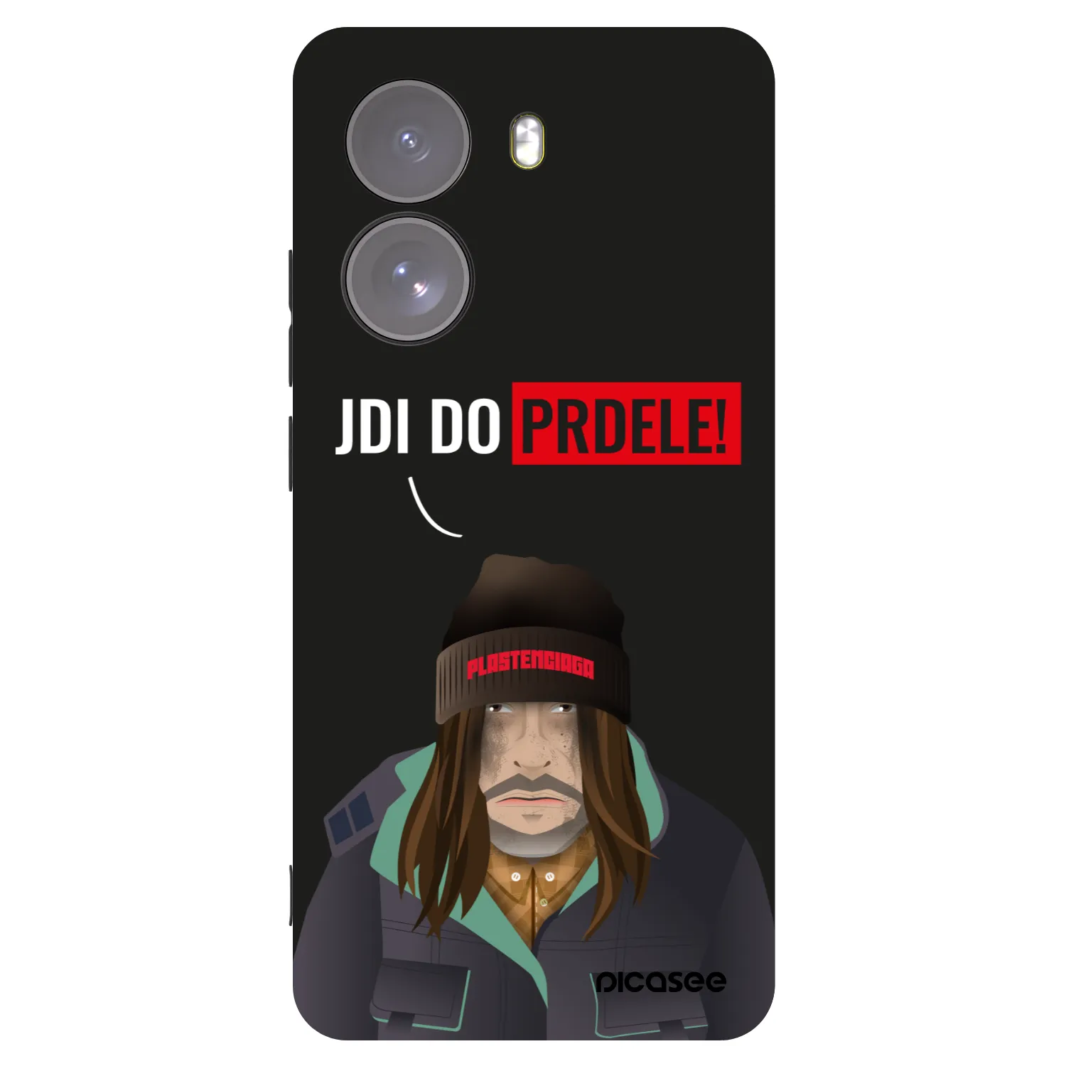 Picasee Xiaomi Poco X7 Hülle - Schwarzes Silikon - Bezďák