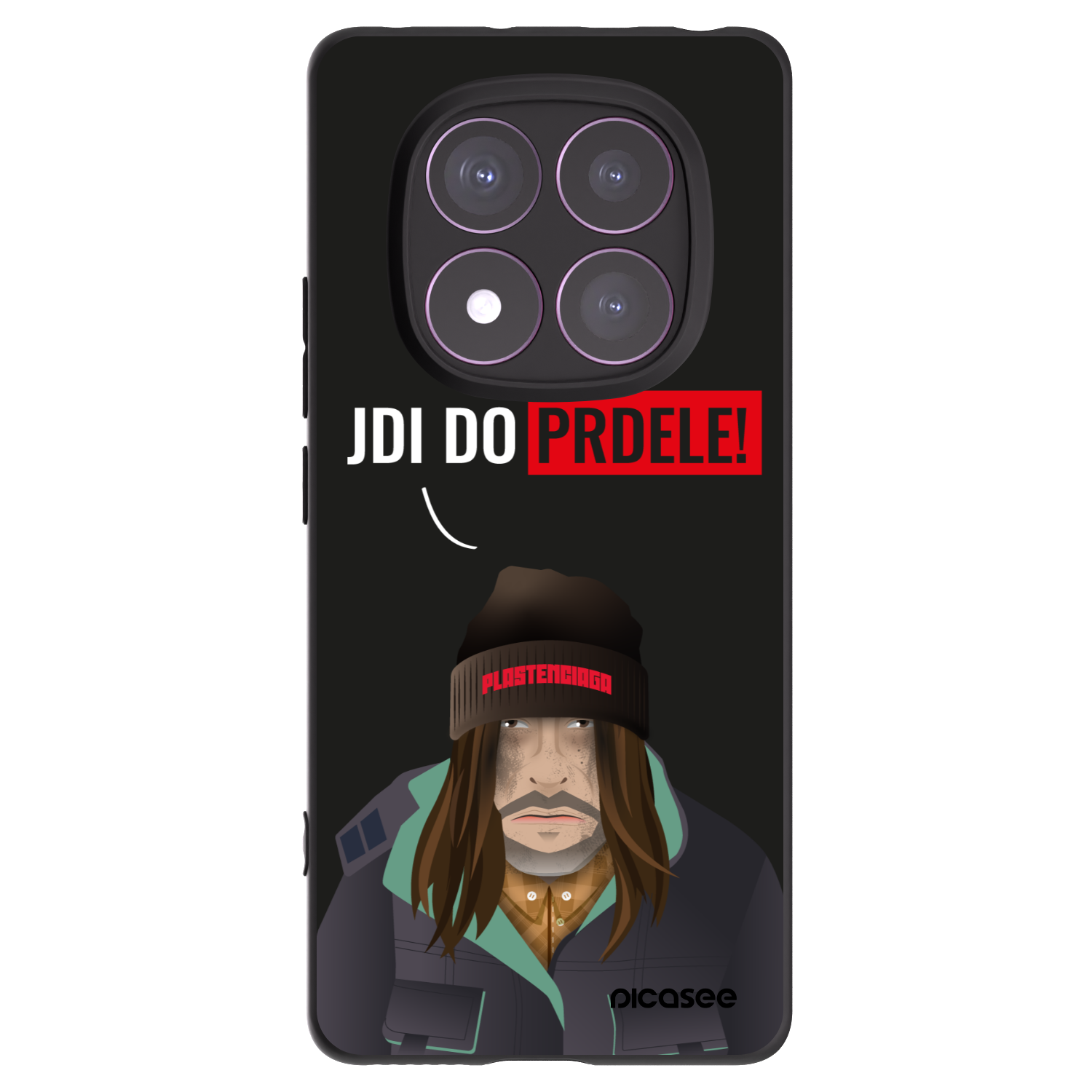 Picasee Xiaomi Redmi Note 14 Pro 4G Hülle - Schwarzes Silikon - Bezďák