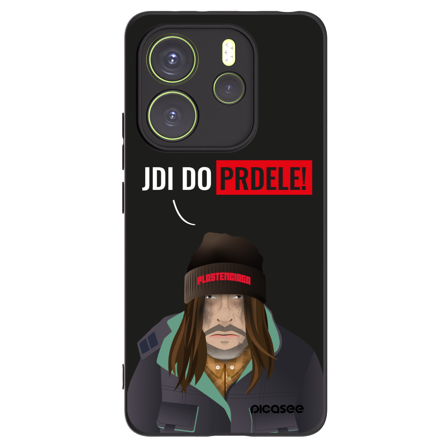 Picasee Xiaomi Redmi Note 14 4G Hülle - Schwarzes Silikon - Bezďák