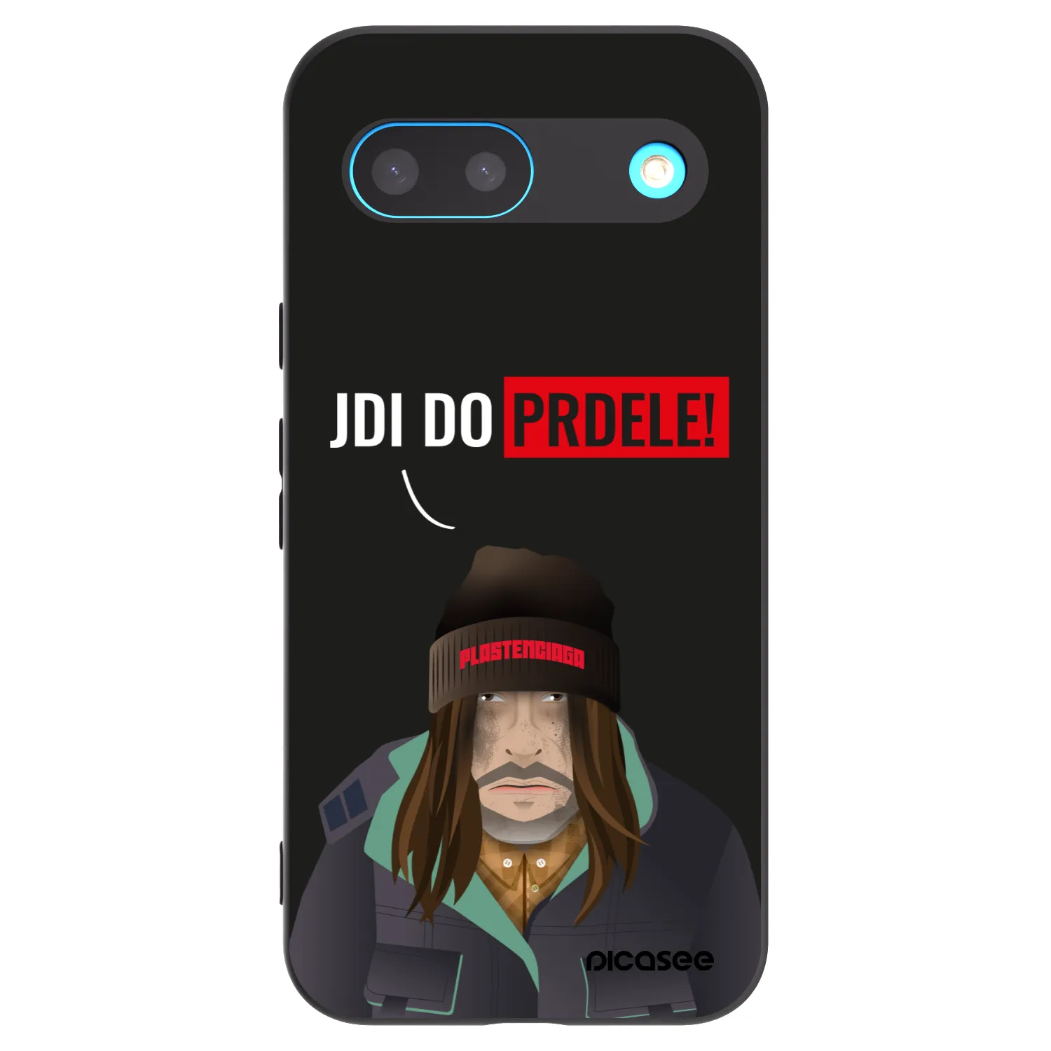 Picasee Google Pixel 8 Hülle - Schwarzes Silikon - Bezďák