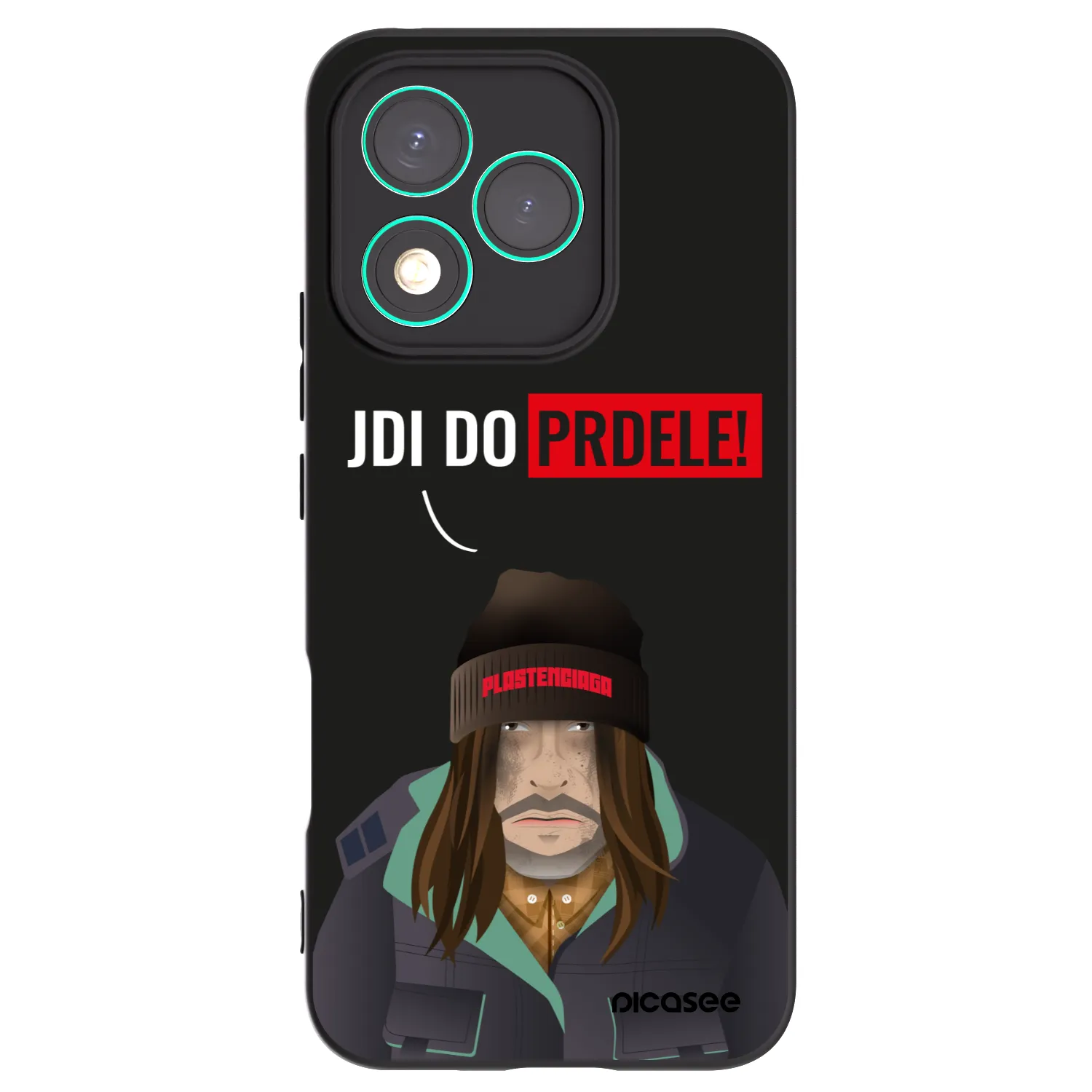 Picasee Honor 400 Lite 5G Hülle - Schwarzes Silikon - Bezďák