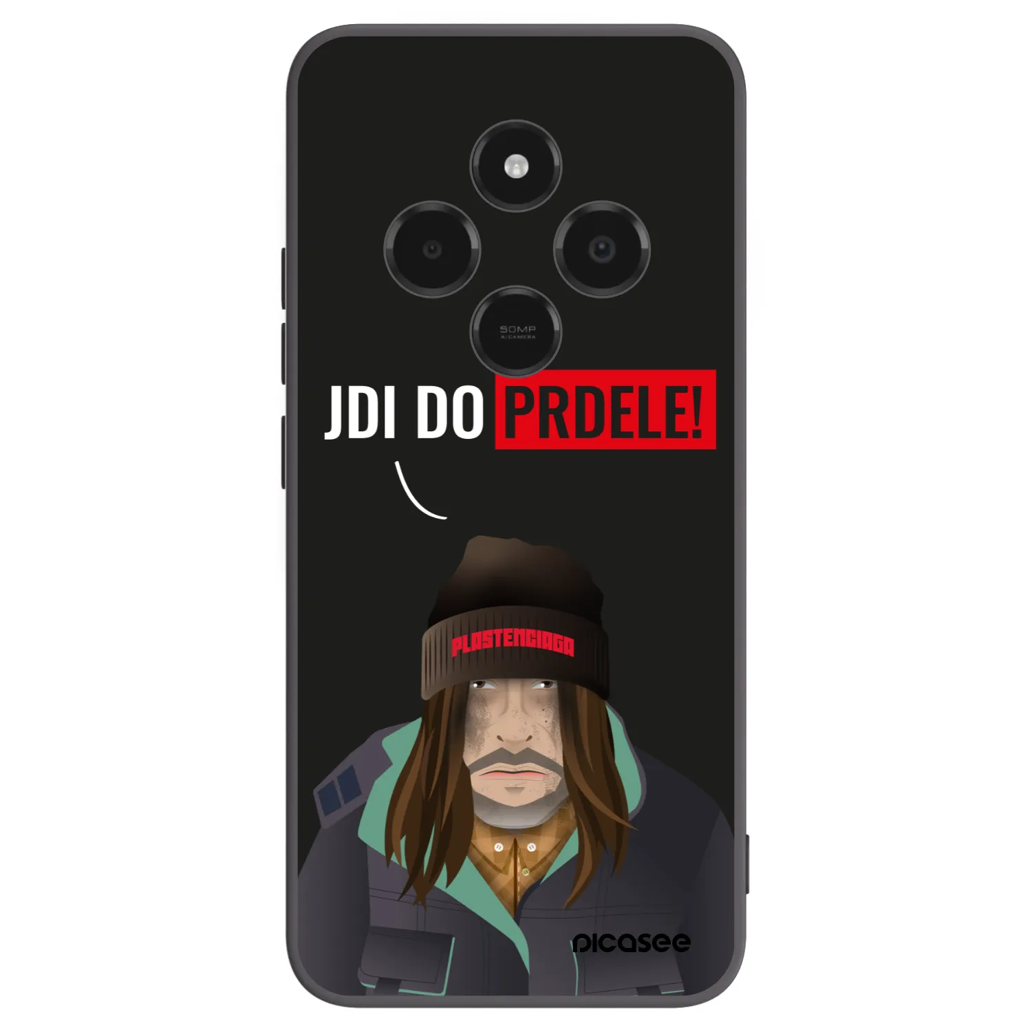 Picasee Xiaomi Poco C75 Hülle - Schwarzes Silikon - Bezďák