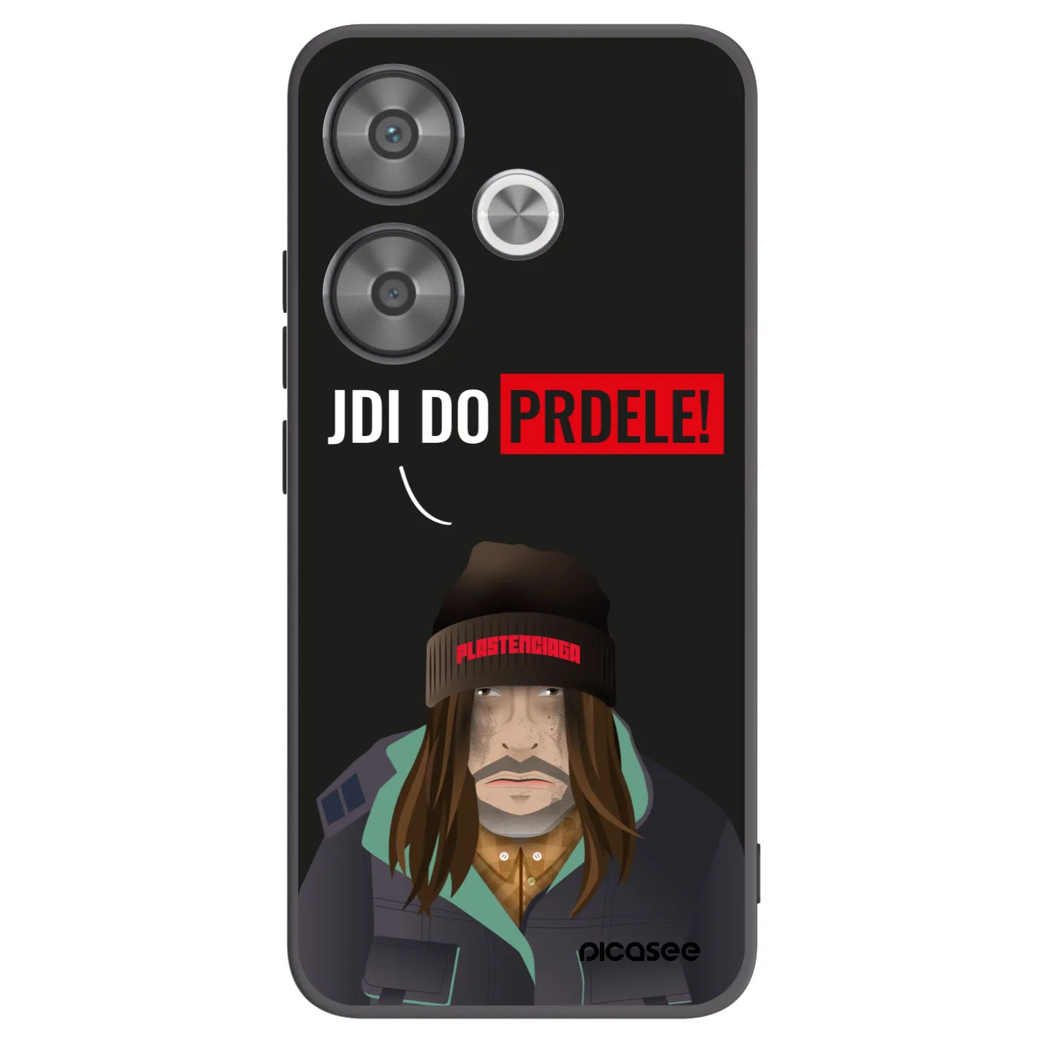 Picasee Xiaomi Poco F6 Hülle - Schwarzes Silikon - Bezďák