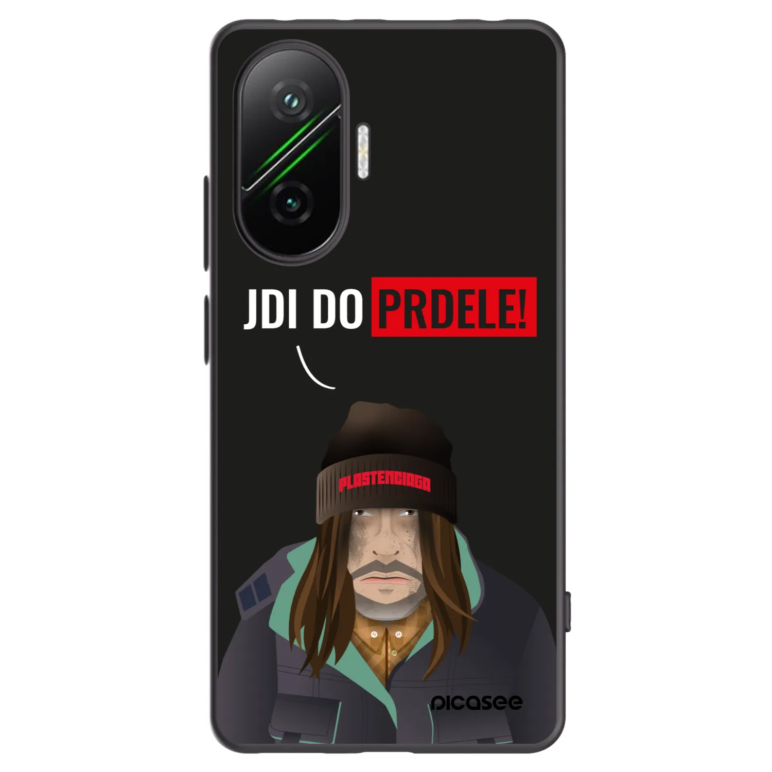 Picasee Xiaomi Poco F7 Pro 5G Hülle - Schwarzes Silikon - Bezďák