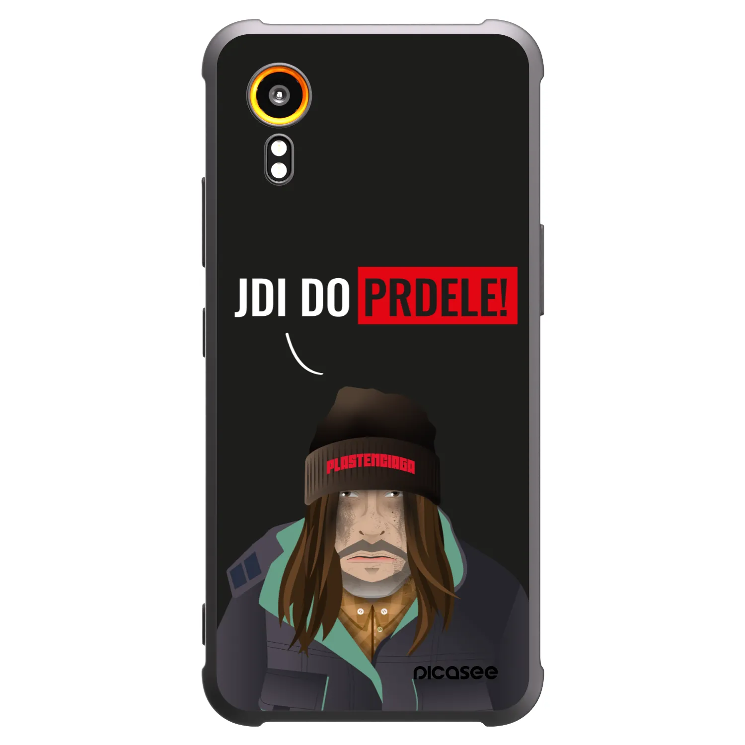 Picasee Samsung Galaxy Xcover 7 Hülle - Schwarzes Silikon - Bezďák