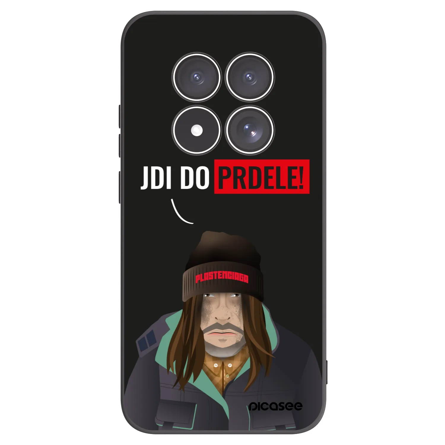 Picasee Xiaomi Redmi Note 15 Pro 5G Hülle - Schwarzes Silikon - Bezďák