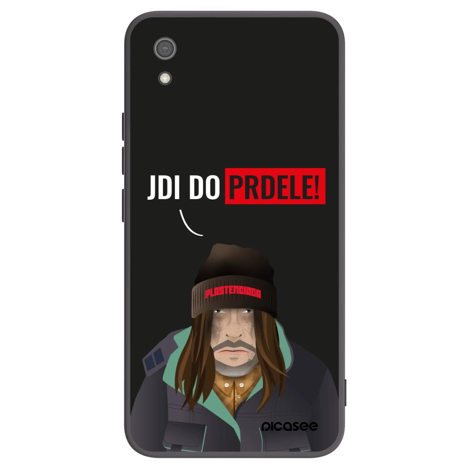 Picasee Xiaomi Redmi 7A Hülle - Schwarzes Silikon - Bezďák