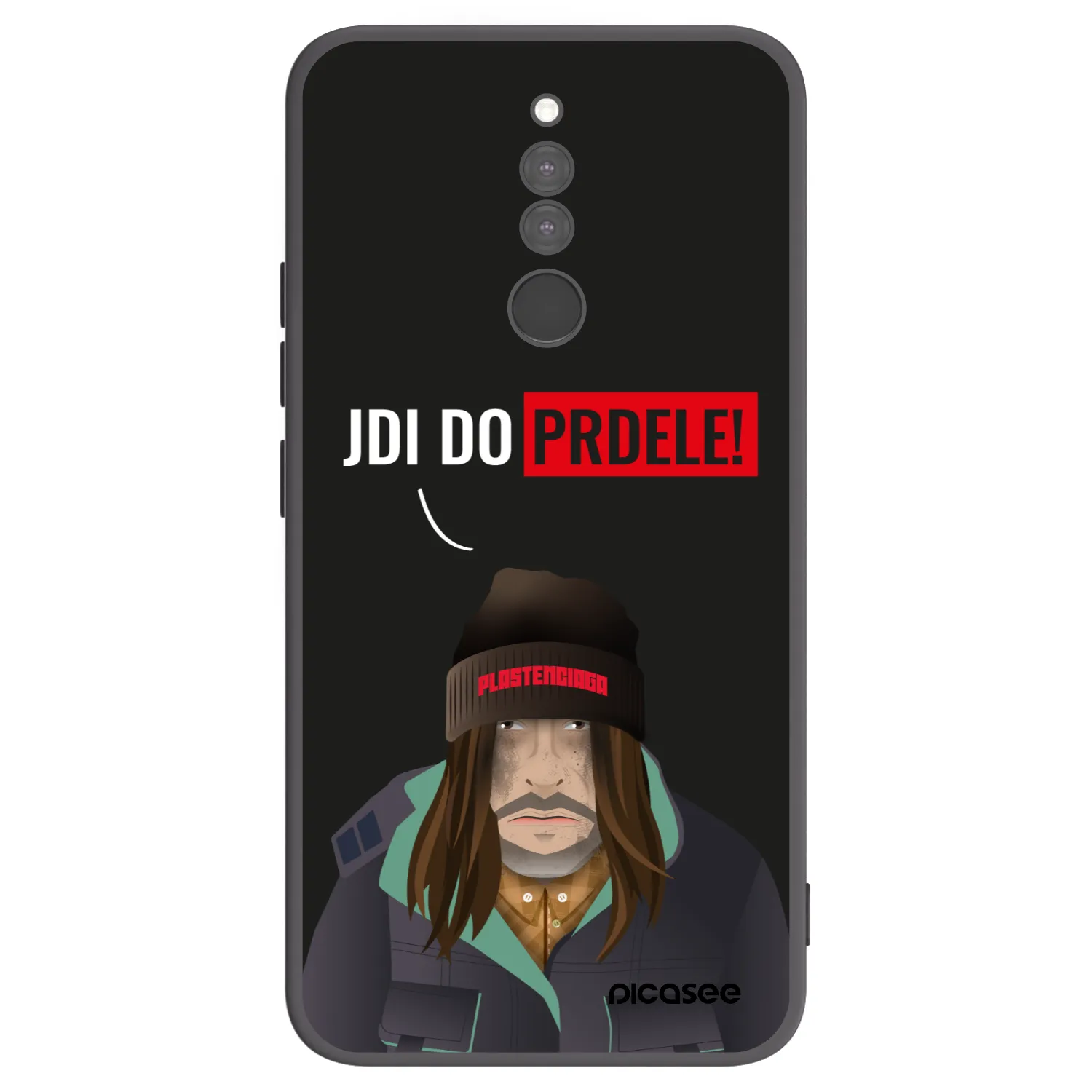 Picasee Xiaomi Redmi 8 Hülle - Schwarzes Silikon - Bezďák