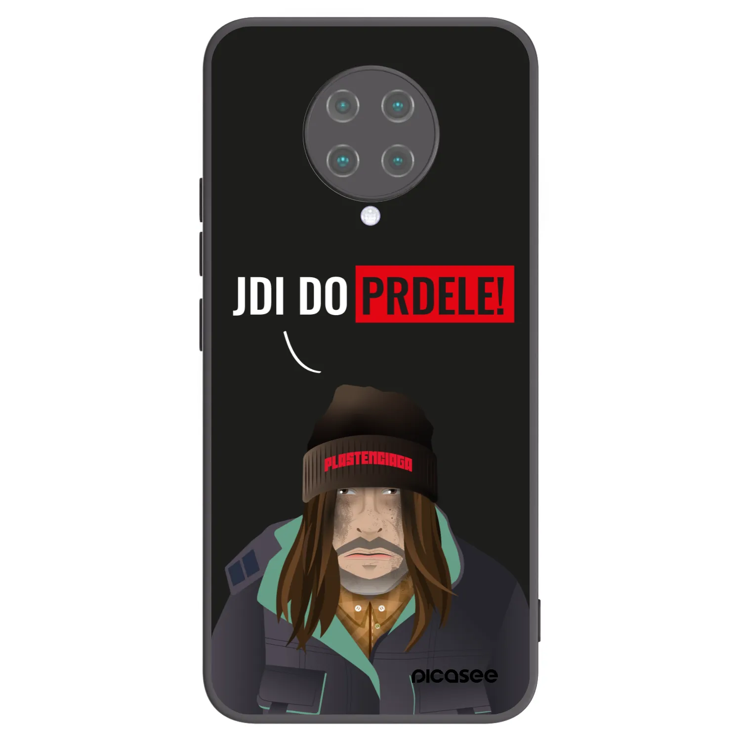 Picasee Xiaomi Poco F2 Pro Hülle - Schwarzes Silikon - Bezďák