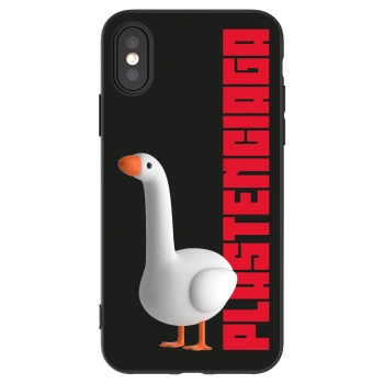 Picasee Apple iPhone X/XS Hülle - Schwarzes Silikon - Kiky Ricky