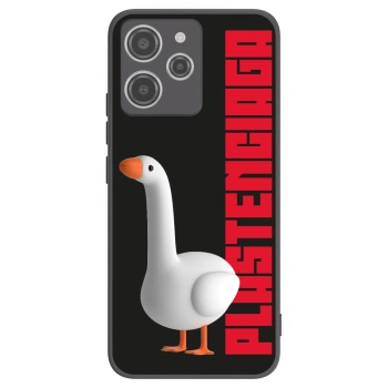 Picasee Xiaomi Redmi 12 4G Hülle - Schwarzes Silikon - Kiky Ricky