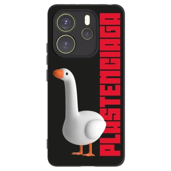 Picasee Xiaomi Redmi Note 14 4G Hülle - Schwarzes Silikon - Kiky Ricky