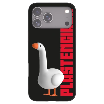Picasee Apple iPhone 17 Pro Max Hülle - Schwarzes Silikon - Kiky Ricky