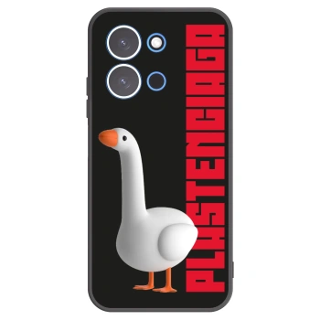 Picasee Xiaomi Redmi 15C 4G Hülle - Schwarzes Silikon - Kiky Ricky