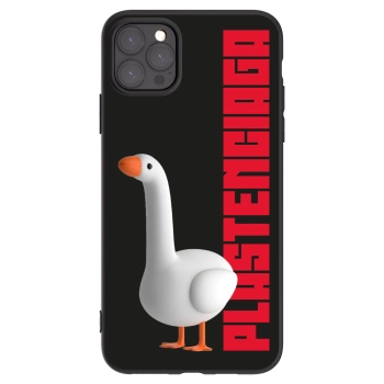 Picasee Apple iPhone 11 Pro Max Hülle - Schwarzes Silikon - Kiky Ricky